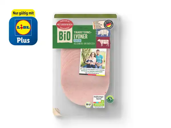 Bild 1 von Metzgerfrisch Bio Wurstaufschnitt,  125 g