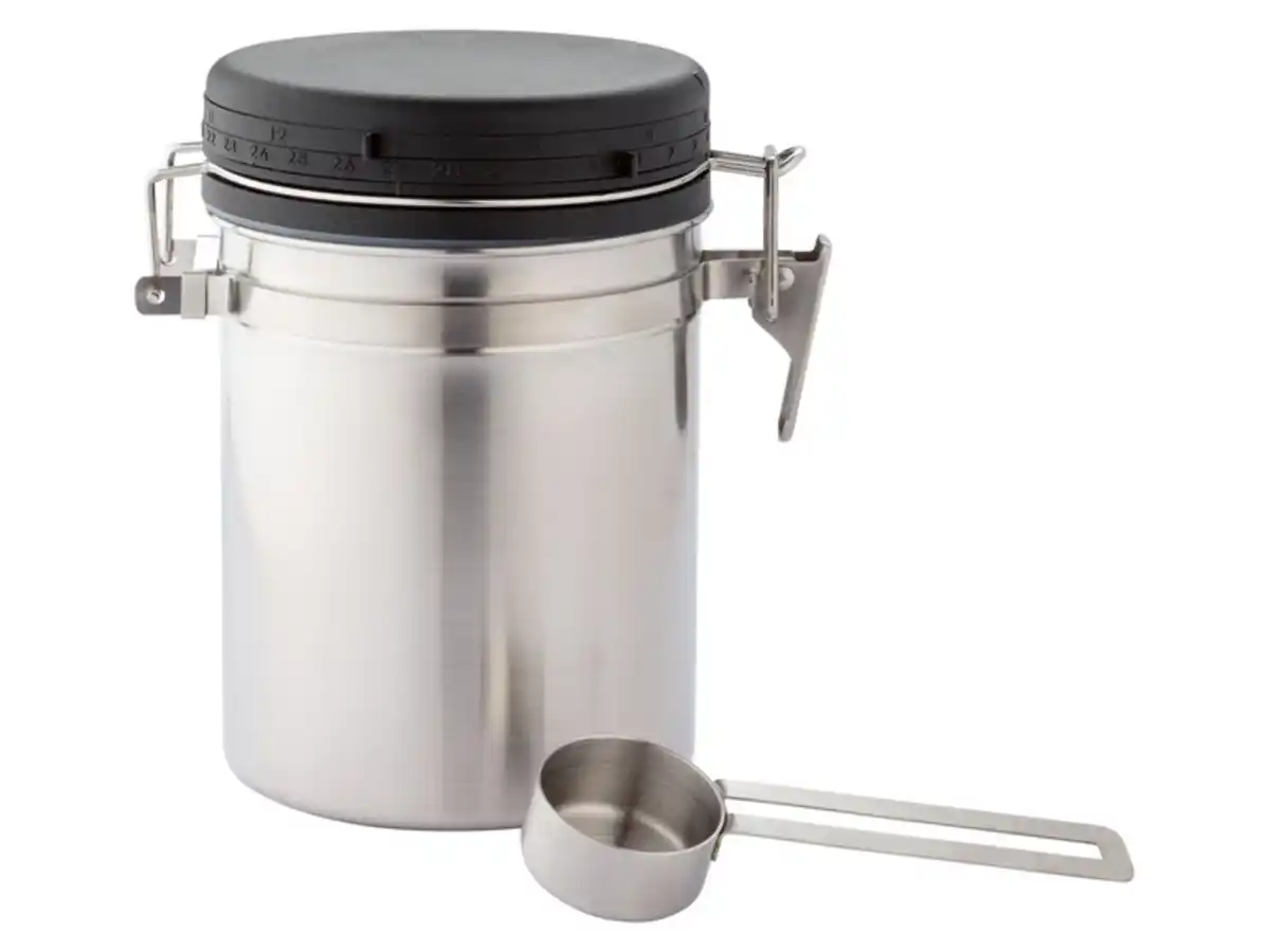 Bild 1 von ERNESTO® Kaffee-Aromadose für Bohnen/ Pads, Edelstahl