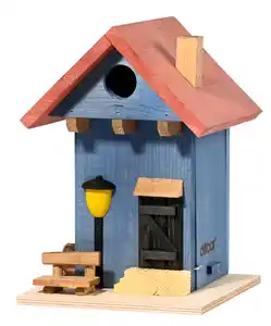 Dobar Nistkasten Onkel Bob blau 18 x 18,5 x 26,5 cm