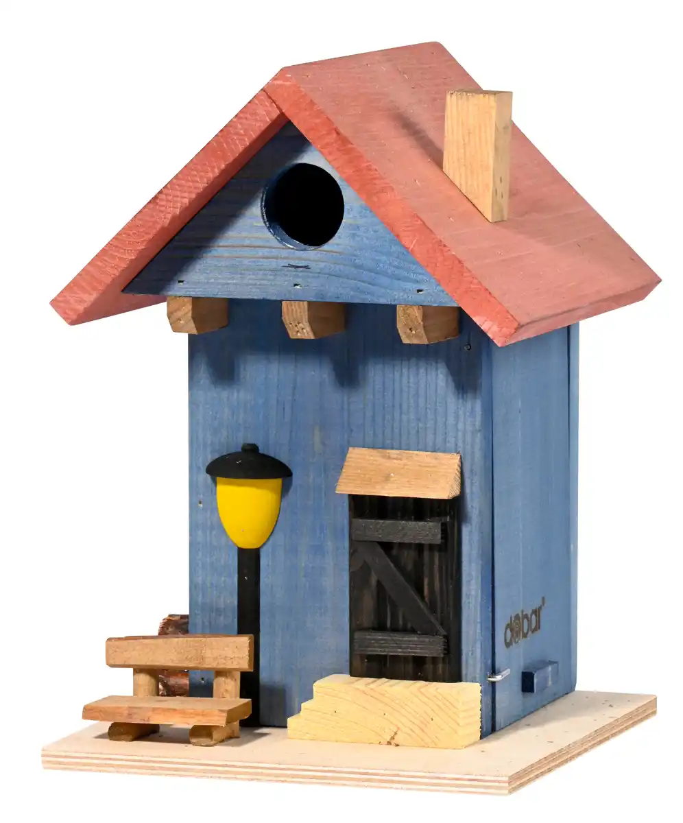 Bild 1 von Dobar Nistkasten Onkel Bob blau 18 x 18,5 x 26,5 cm