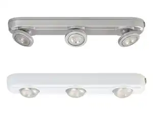 LIVARNO home LED-Unterbauleuchte, mit 3 schwenkbaren Spots,  1 energiesparenden