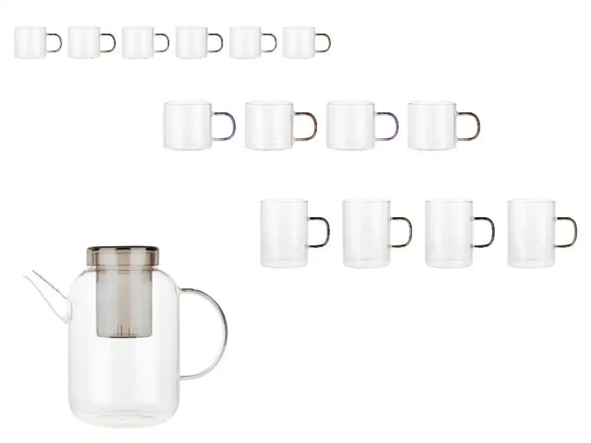 Bild 1 von LIVARNO home Tee- / Espresso- / Cappuccinogläser / Teekanne aus Borosilikatglas