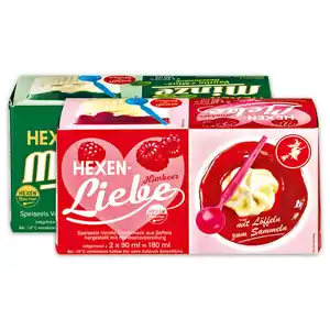 HEXEN-Eis Hexen-Liebe/ -Minze Eisbecher