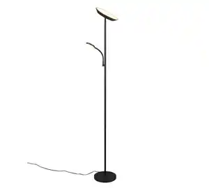 Trio LED Stehleuchte Specter 17 + 4,5 W schwarz matt
