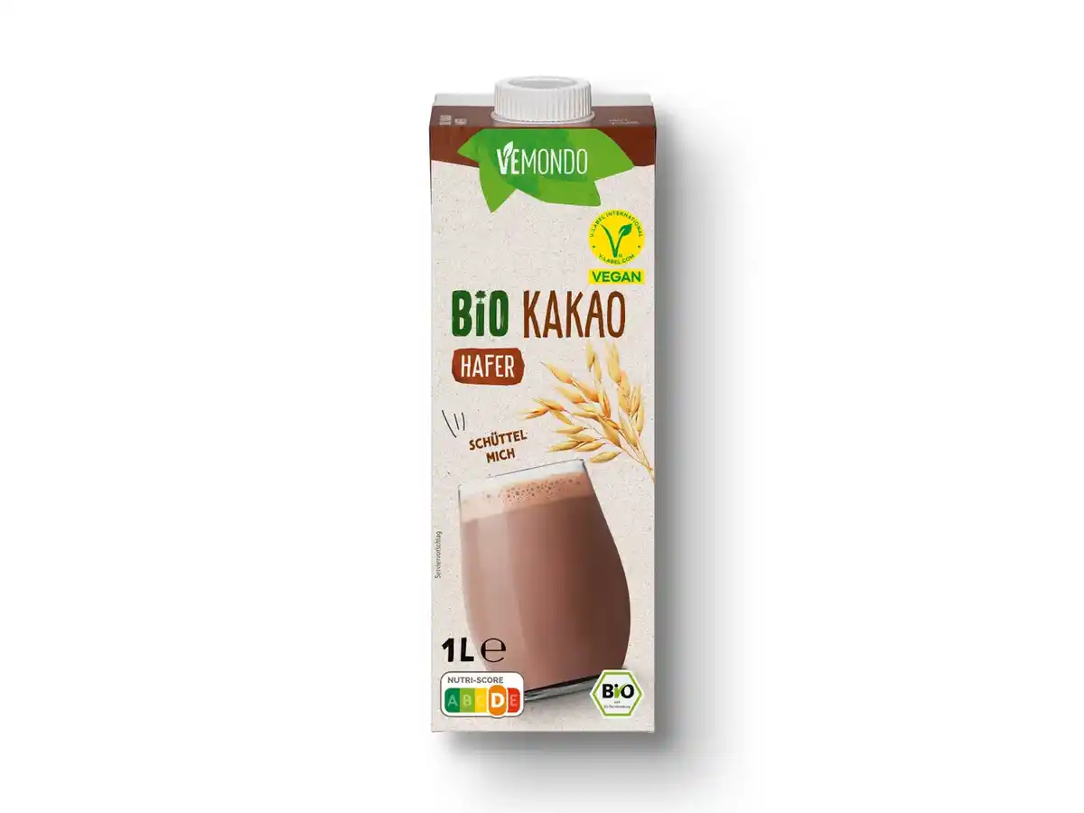 Bild 1 von Vemondo Bio Kakao Haferdrink,  1 l