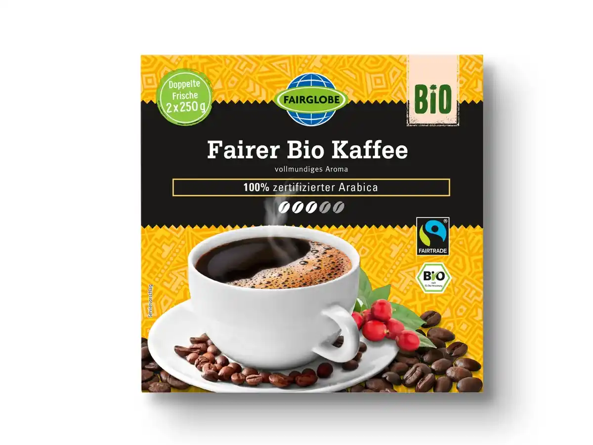 Bild 1 von Fairglobe Fairer Bio Kaffee