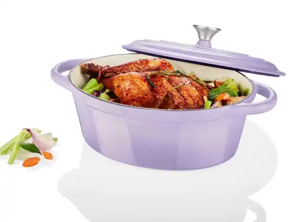 Bild 4 von LIVARNO home Gusseisen-Bräter mit Emaille-Beschichtung , 4,7 l