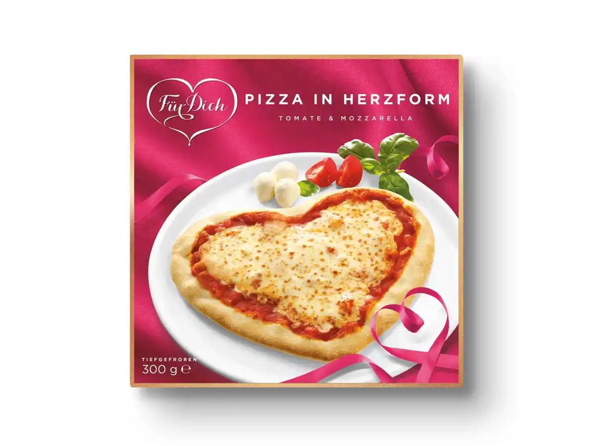 Bild 1 von Für Dich Pizza in Herzform,  300 g