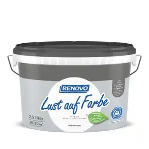 RENOVO Dispersion »Lust auf Farbe«, Nebeltraum, 2,5 l, matt