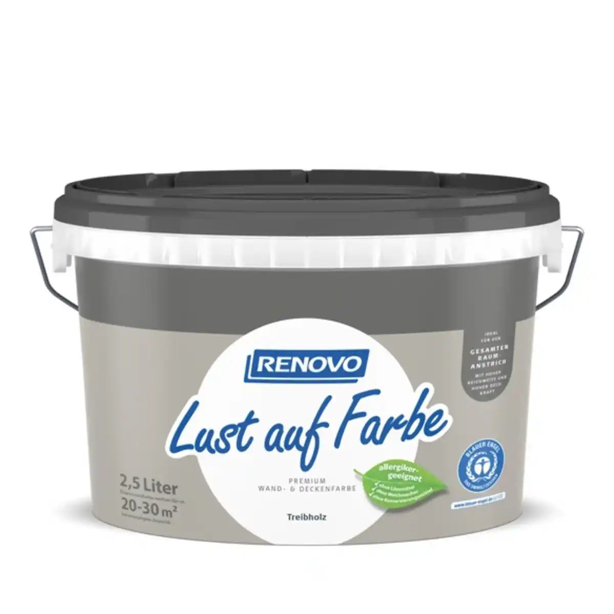 Bild 1 von RENOVO Dispersion »Lust auf Farbe«, Treibholz, 2,5 l, matt