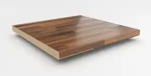 GetaElements Arbeitsplatte 410 x 60 cm, 39 mm Butcherblock Nussbaum