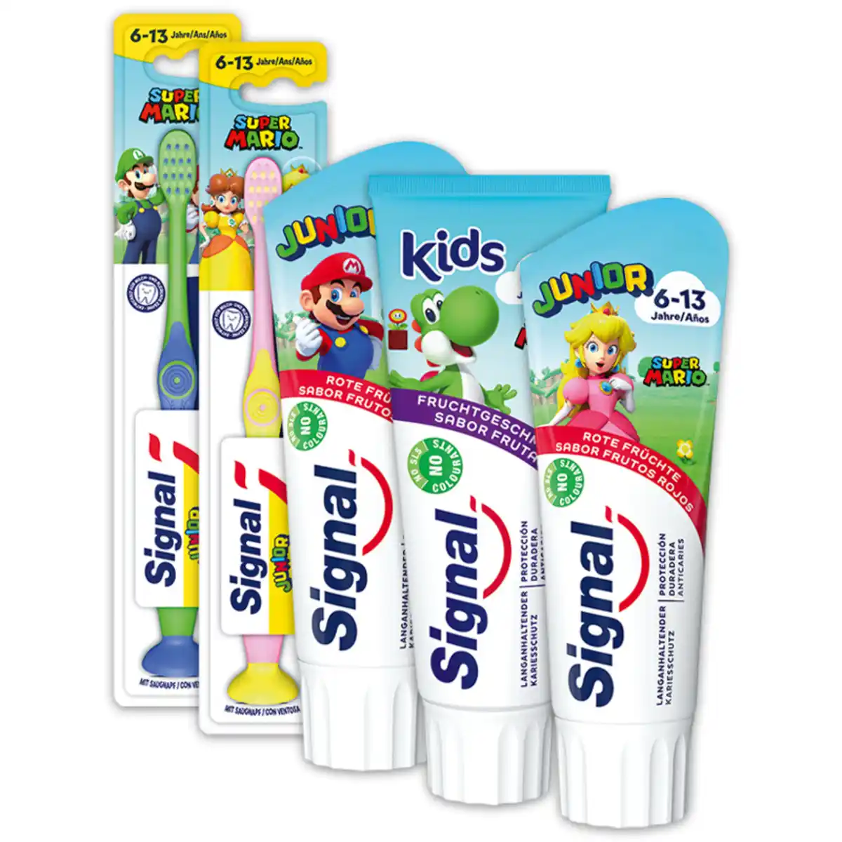 Bild 1 von Signal Zahnpasta / Zahnbürste Super Mario