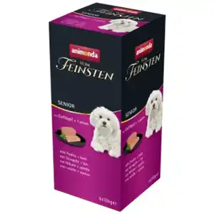 animonda Vom Feinsten Senior mit 6x150g Geflügel & Lamm