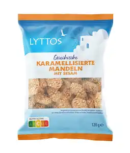 LYTTOS Karamellisierte Nüsse 120 g Mandel-Sesam