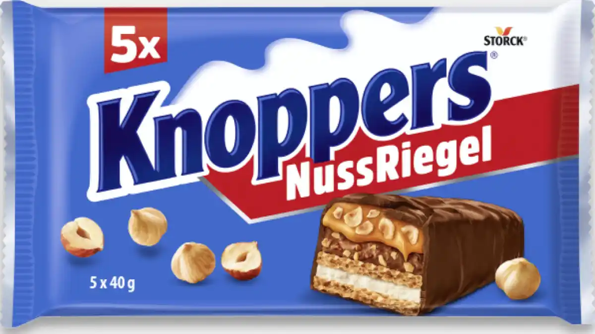 Bild 1 von Storck Knoppers NussRiegel, 200 g