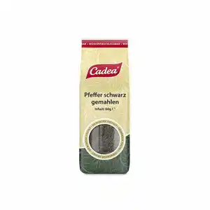 Pfeffer schwarz gemahlen 60g BT CADEA