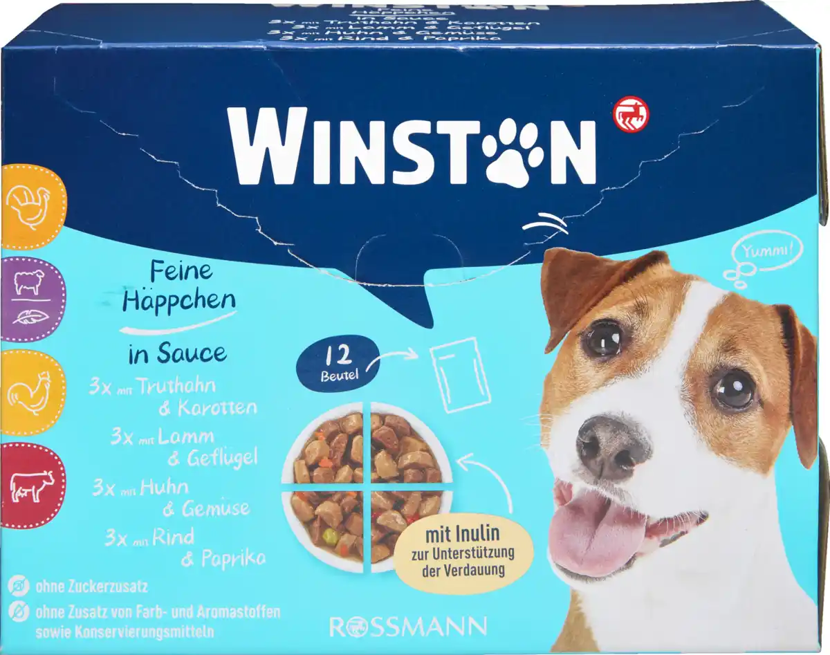 Bild 1 von Winston Feine Häppchen in Sauce Multipack, 1.200 g