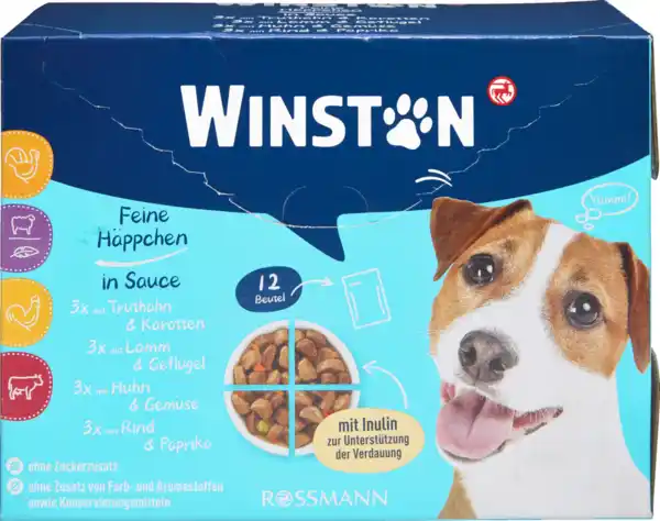 Bild 1 von Winston Feine Häppchen in Sauce Multipack, 1.200 g