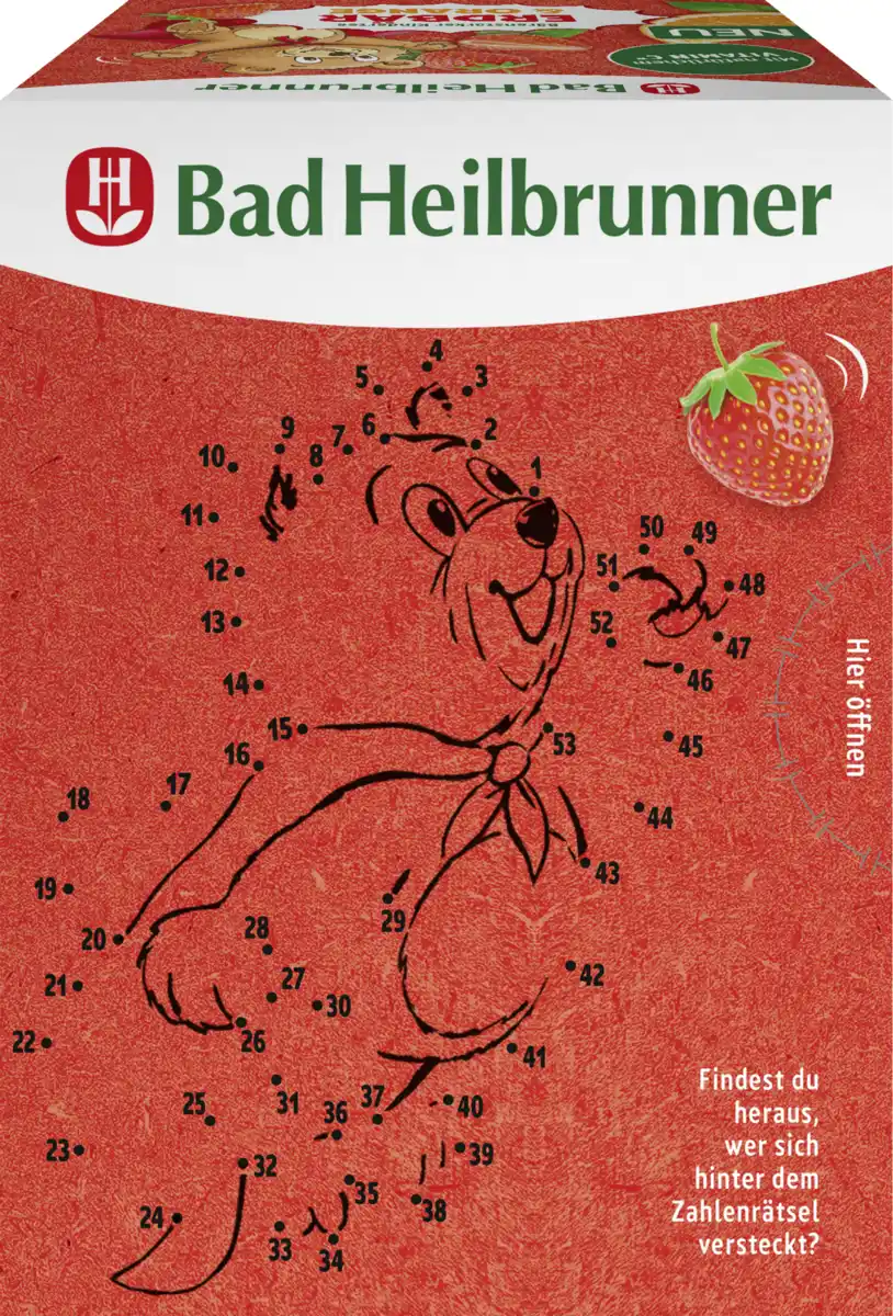 Bild 3 von Bad Heilbrunner Bio Früchtetee Bärenstarker Kindertee Erdbär Orange mit natürlichem Vitamin C*, 30 g