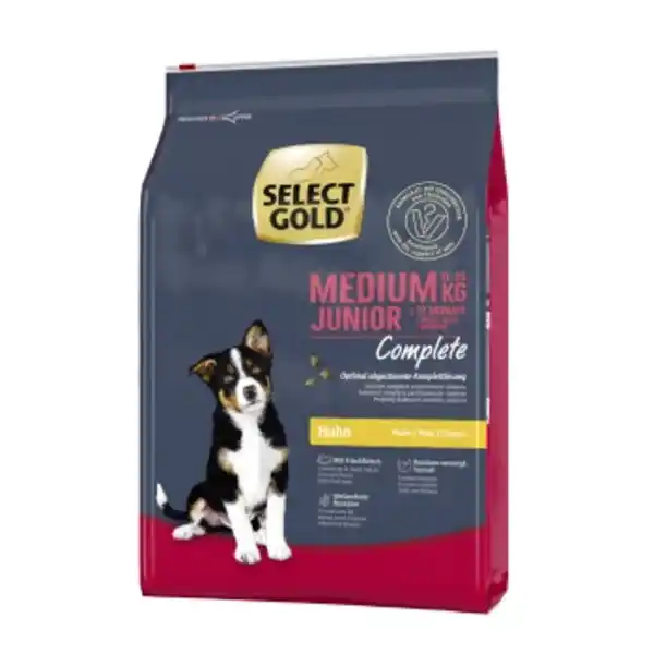 Bild 1 von SELECT GOLD Complete Medium Junior Huhn 4 kg