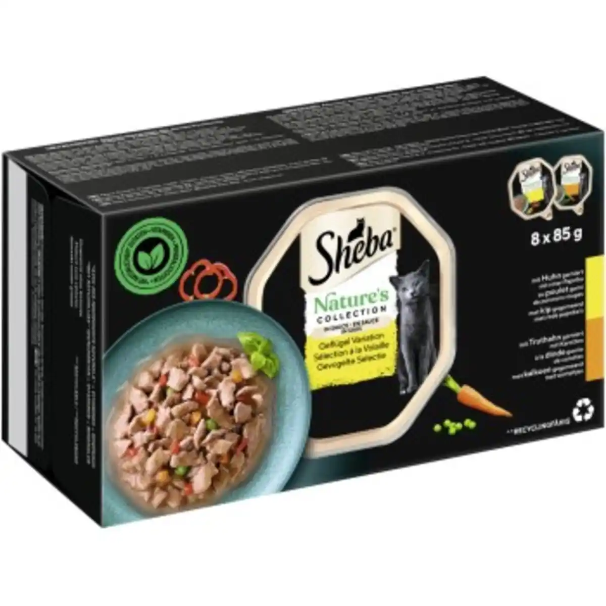 Bild 1 von Sheba Multipack Nature's Collection in Sauce 8x85g Geflügel Auswahl