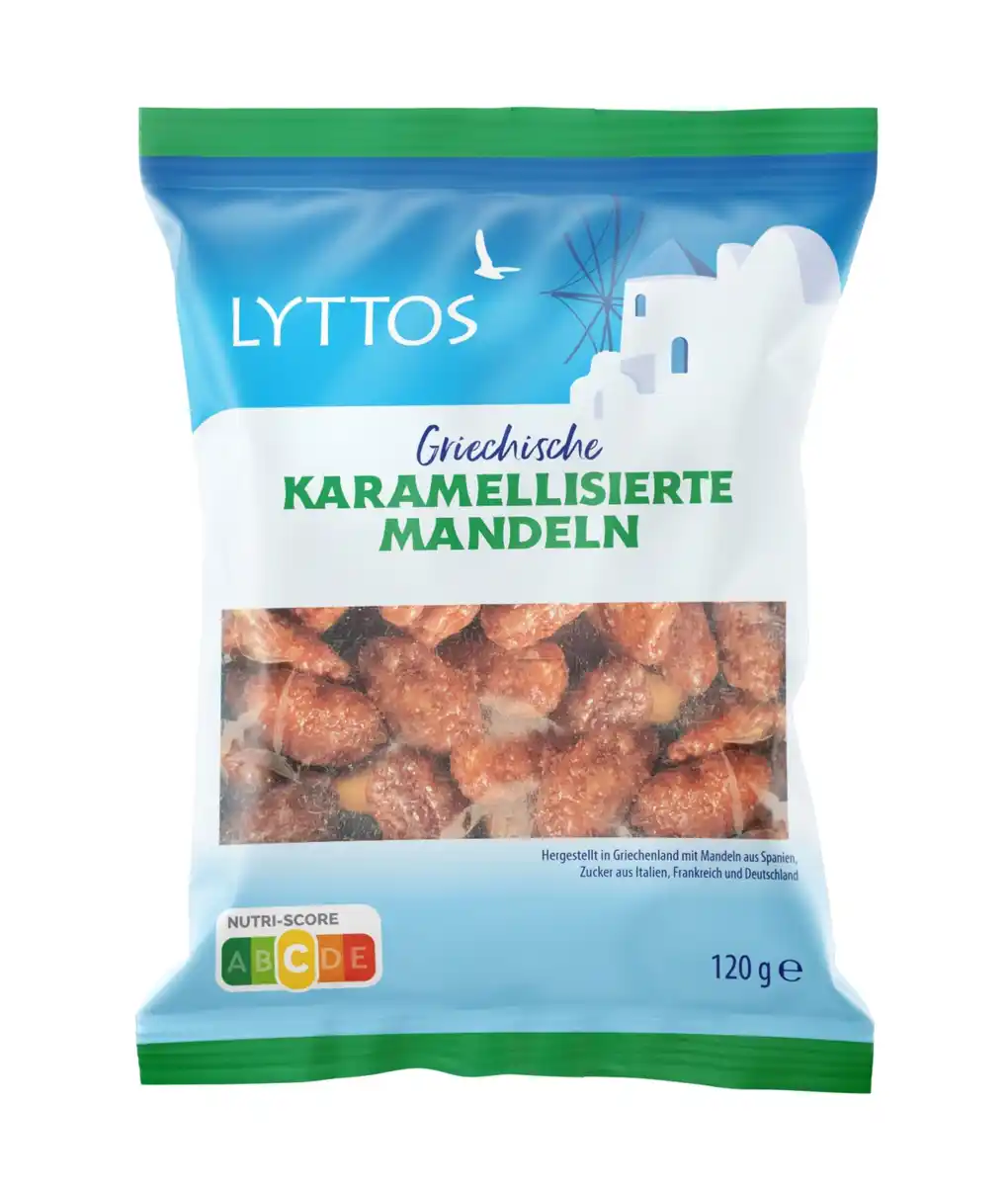 Bild 1 von LYTTOS Karamellisierte Nüsse 120 g Mandeln