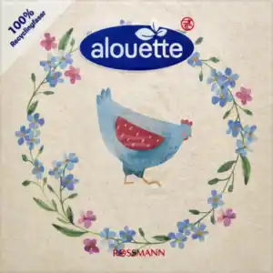 alouette Recycling Serviette Huhn