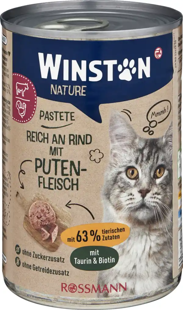 Bild 1 von Winston Nature mit viel frischem Rind & Pute, 400 g