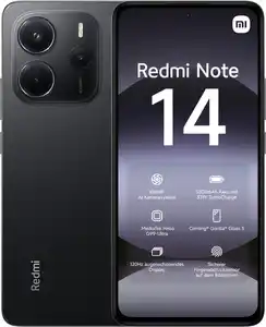 Redmi Note 14 (6GB+128GB) Smartphone midnight black