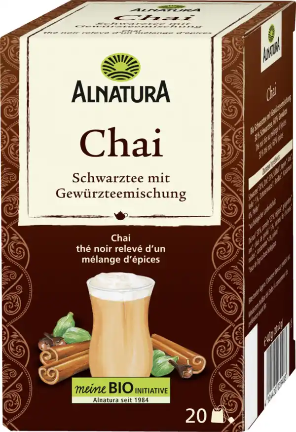 Bild 1 von Alnatura Bio Chai Tee, 40 g