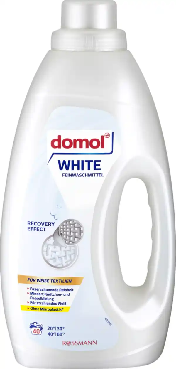 Bild 1 von domol White Feinwaschmittel Flüssig 40 WL