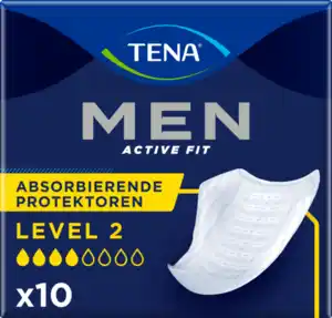 TENA Men Active Fit Absorbierende Protektoren Level 2