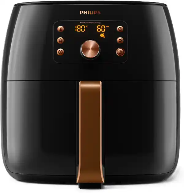 Bild 1 von HD9867/90 Airfryer Premium XXL schwarz/kupfer