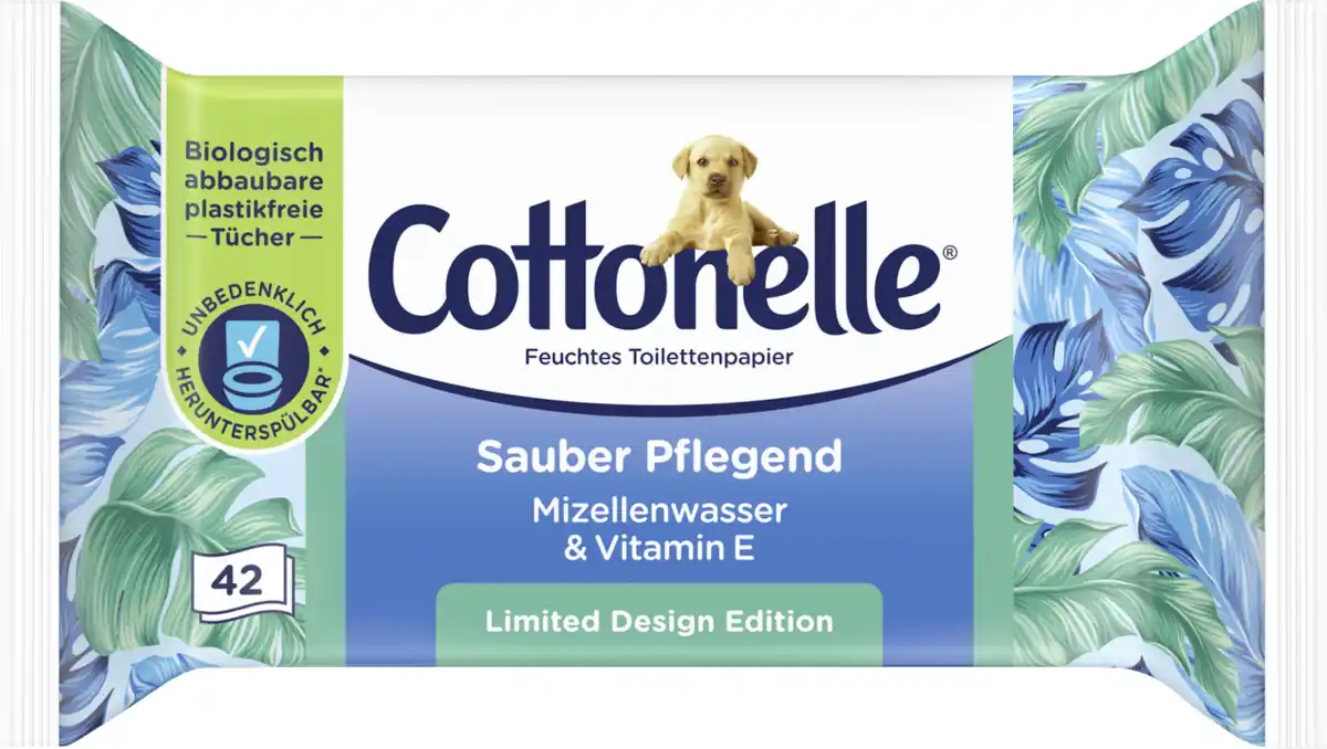 Bild 1 von Cottonelle Feuchtes Toilettenpapier Sauber Pflegend Mizellenwasser & Vitamin E