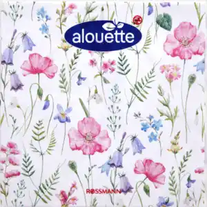 alouette Serviette Blütenwiese