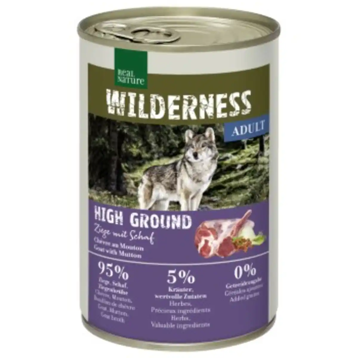 Bild 1 von REAL NATURE WILDERNESS Nassfutter für Hunde Adult 6x400 g