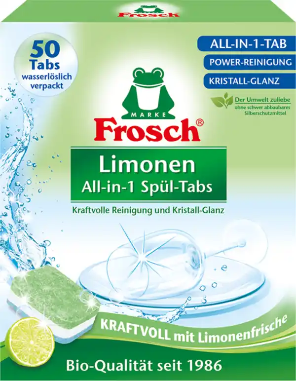 Bild 1 von Frosch Limonen Geschirrspül-Tabs