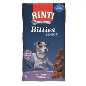 RINTI Bitties Senior Huhn & Truthahn 16x75g