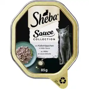 Sheba Sauce Collection 22 x 85 g mit Kalbshäppchen, Ragout / in Sauce