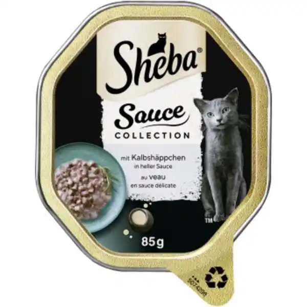 Bild 1 von Sheba Sauce Collection 22 x 85 g mit Kalbshäppchen, Ragout / in Sauce