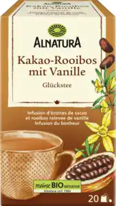 Alnatura Bio Kakao-Rooibos mit Vanille Tee, 40 g