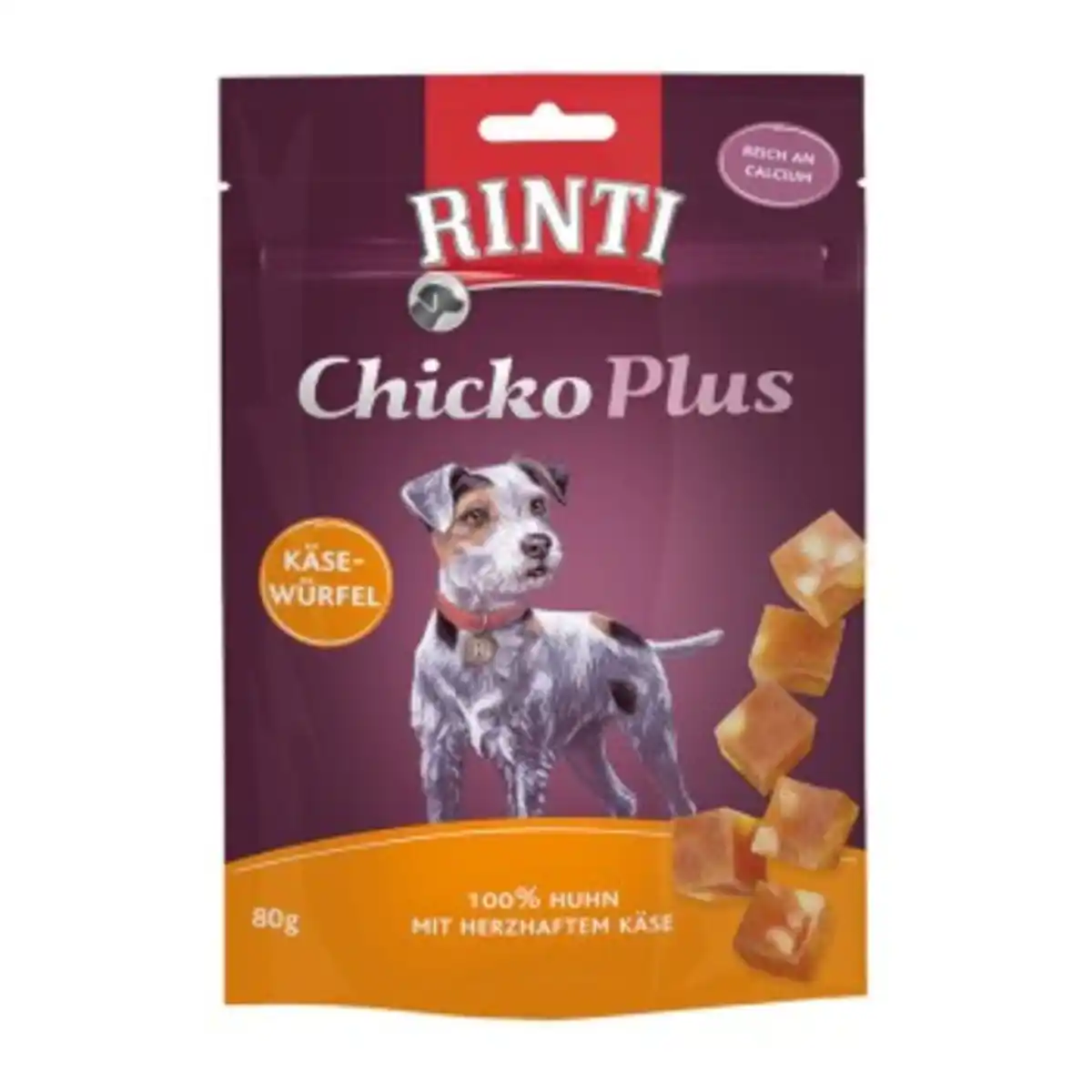 Bild 1 von RINTI Chicko Plus 12x80g Huhn & Käse