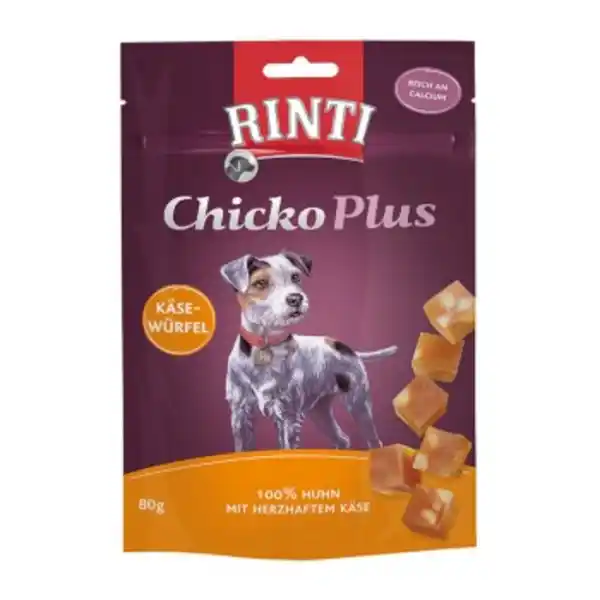 Bild 1 von RINTI Chicko Plus 12x80g Huhn & Käse