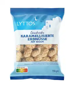 LYTTOS Karamellisierte Nüsse 150 g Erdnüsse mit Sesam