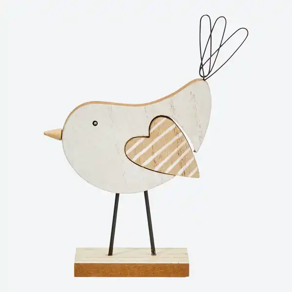 Bild 1 von Deko-Vogel-Figur aus Holz, ca. 3x4x12cm