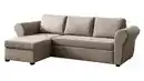 Bild 1 von Ecksofa mit Schlaffunktion beige Bettkasten 260 cm - LASSE