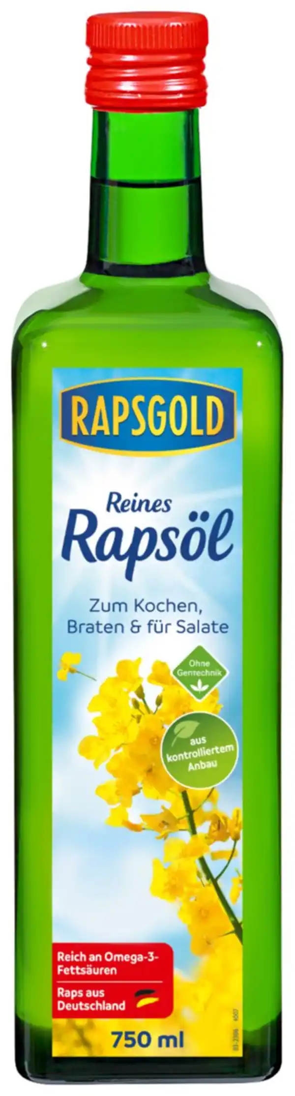 Bild 1 von RAPSGOLD Reines Rapsöl, 500 - 750-ml-Fl.