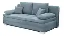 Bild 1 von Schlafsofa hellblau inkl. Topper - Bettkasten 203 cm - LINDAU