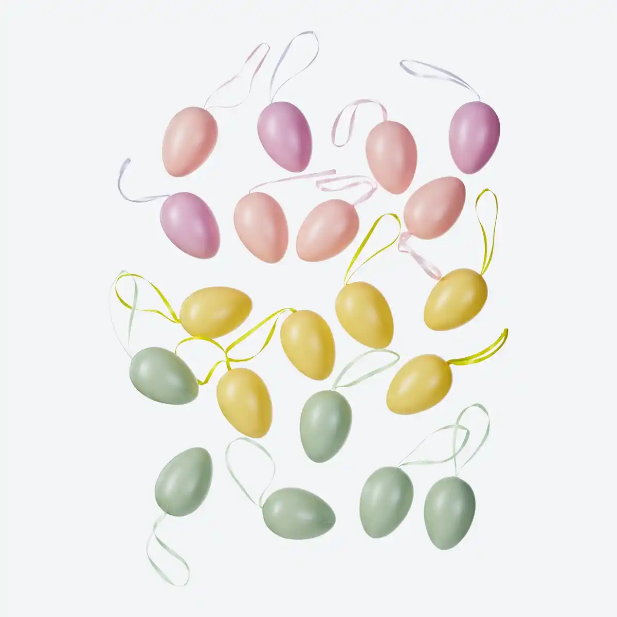 Bild 3 von Deko-Eier aus Kunststoff, 20 Stück, Ø ca. 6cm