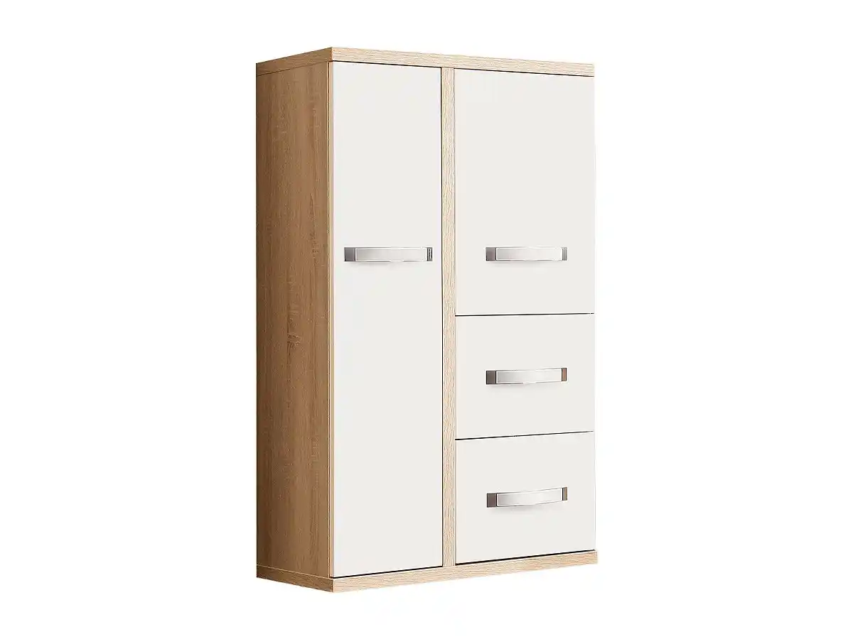 Bild 1 von Bad Hängeschrank Sonoma Eiche - weiß 63 cm - DUCATO